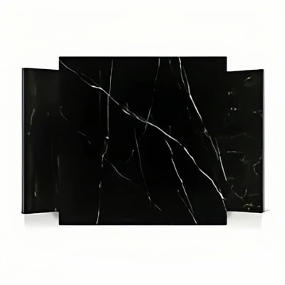 Grandes azulejos de mármol negro
